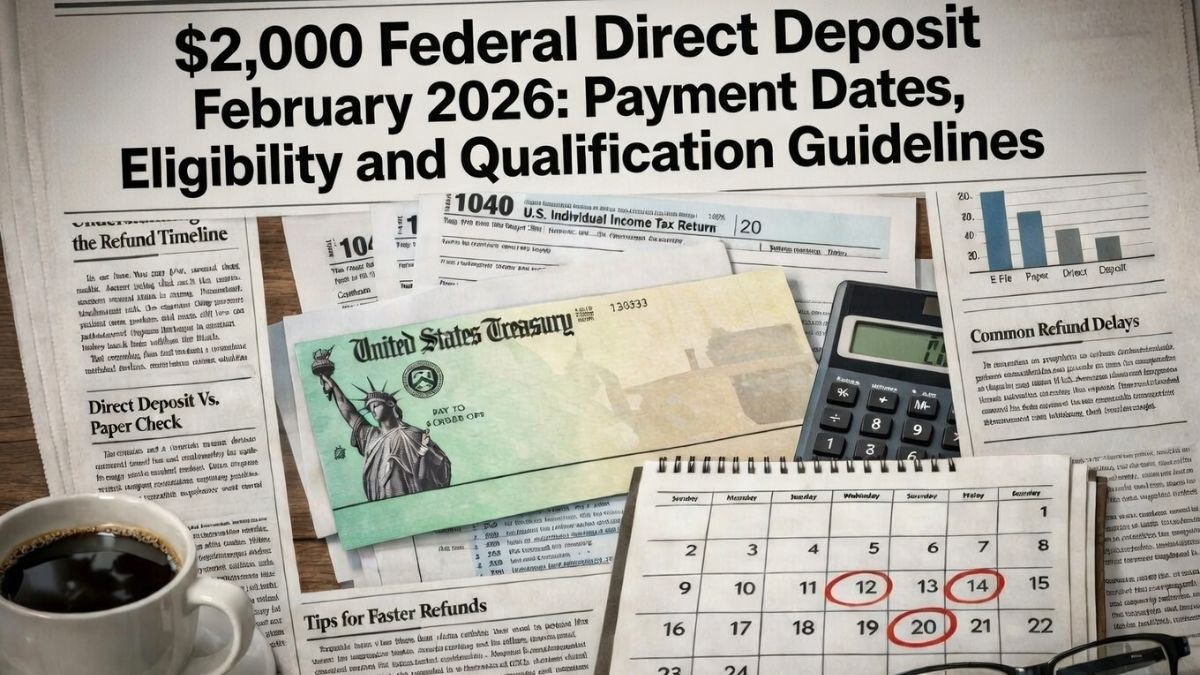 $2000 Federal Direct Deposit February 2026