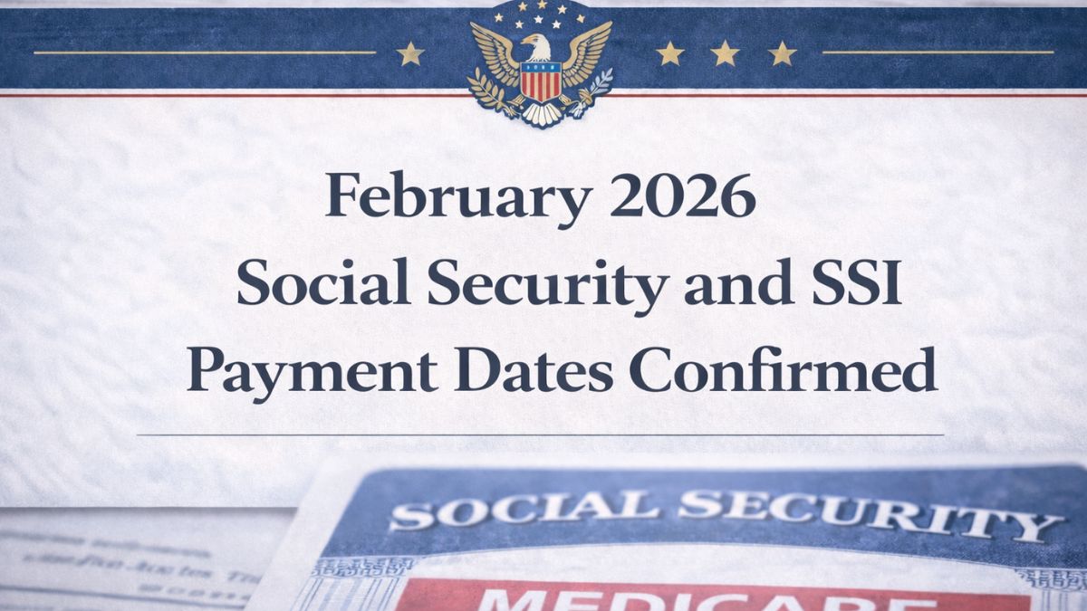 February 2026 Social Security and SSI Payment Dates Confirmed