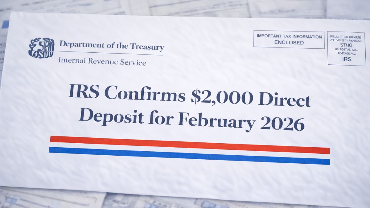 IRS Confirms $2,000 Direct Deposit for February 2026