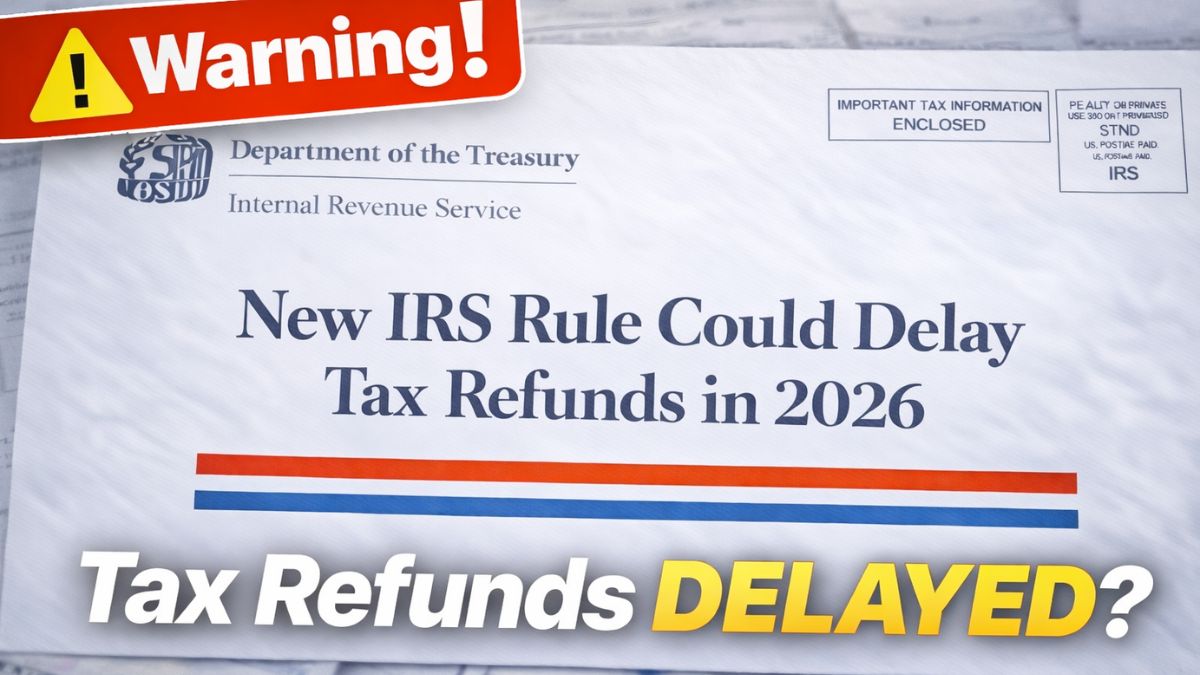 New IRS rule could delay your tax refund for weeks